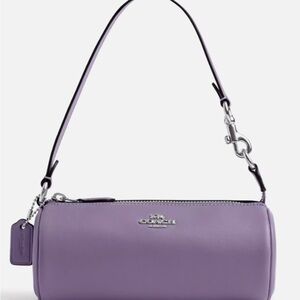 Coach Purple Cylindrical Shoulder Bag with Silver Hardware Never Used